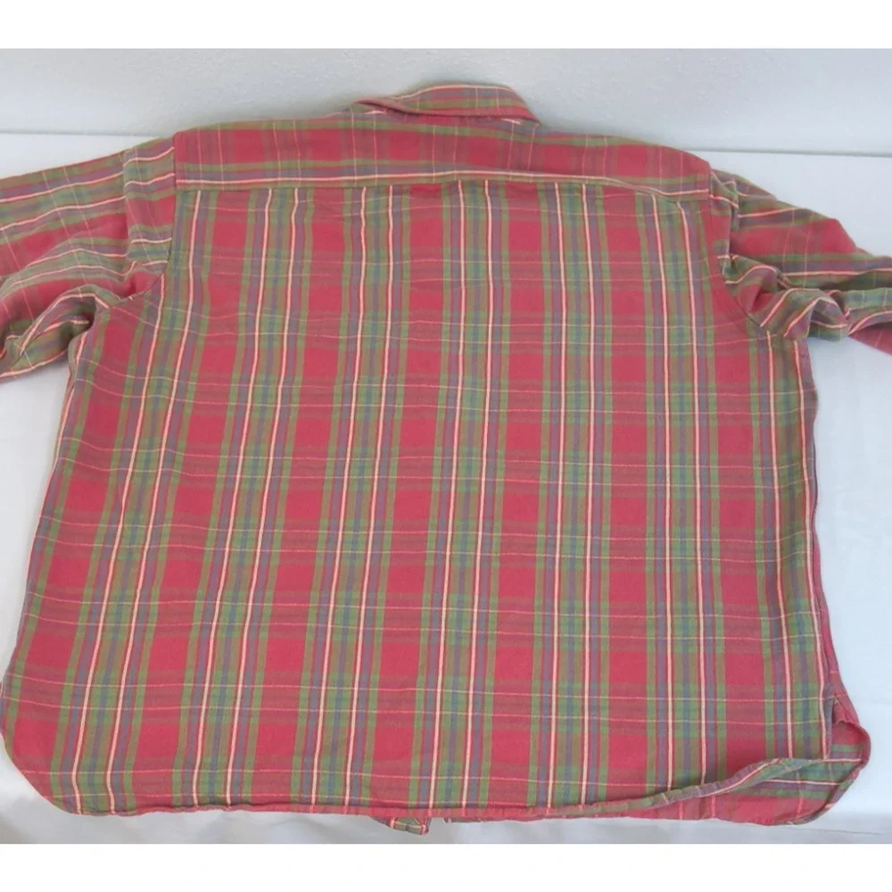 Polo Ralph Lauren Mountain Workshirt Button Up Men's XXL Plaid Multicolor #W5415